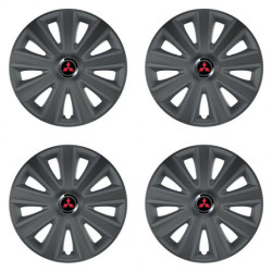 Puklice pre Mitsubishi (červené) 16 Aviator carbon RC16 grafite