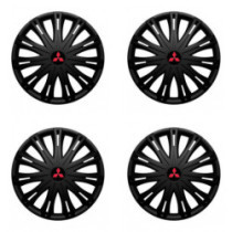Puklice pre Mitsubishi (červené) 17 SPARK BLACK