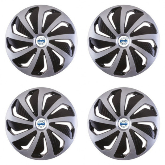 Puklice pre Volvo (biele) 14 WIND SB