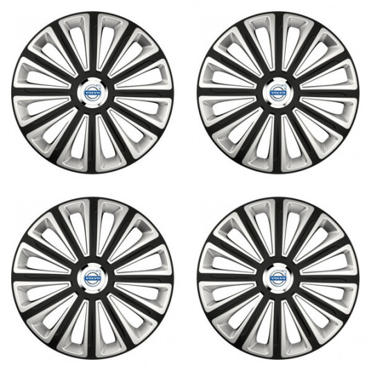 Puklice pre Volvo (biele) 14 TREND RC double colour