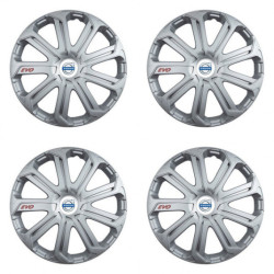 Puklice pre Volvo (biele) 15 Evo silver