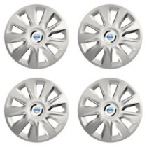 Puklice pre Volvo (biele) 15 STRATOS RC