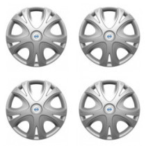 Puklice pre Volvo (biele) 15 DYNAMIC