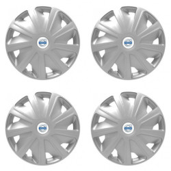 Puklice pre Volvo (biele) pre dodávky 15 Craft silver