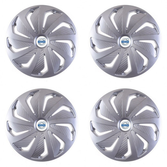 Puklice pre Volvo (biele) 16 WIND RC SI