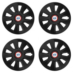 Puklice pre Volvo (biele) 16 STRATOS RR black