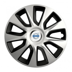 Puklice pre Volvo (biele) 16 STRATOS double colour