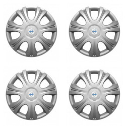 Puklice pre Volvo (biele) 16 IMPULSE 16-VERSACO