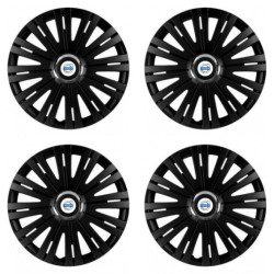 Puklice pre Volvo (biele) 16 ACTIVE RC BLACK