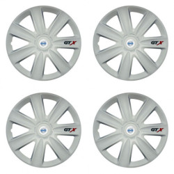 Puklice pre Volvo (biele) 17 GTX carbon white