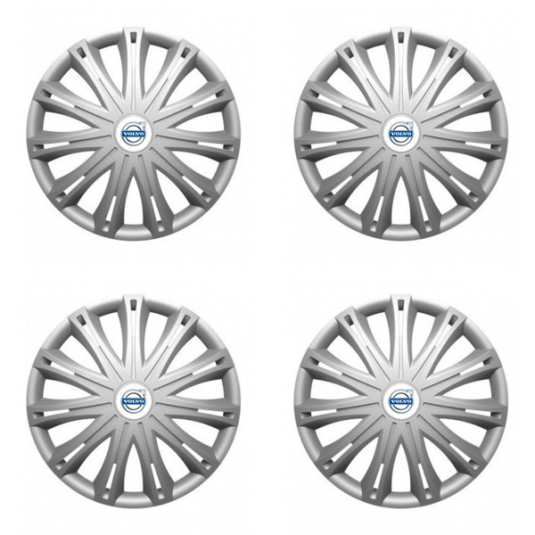 Puklice pre Volvo (biele) 17 SPARK