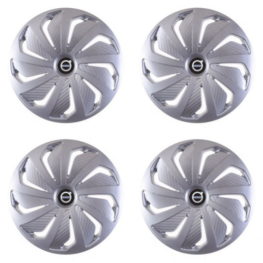 Puklice pre Volvo (čierne) 14 WIND RC SI