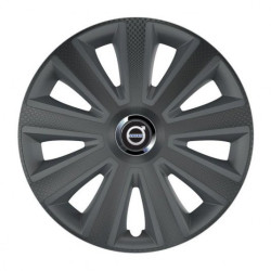 Puklice pre Volvo (čierne) 14 Aviator carbon RC grafite