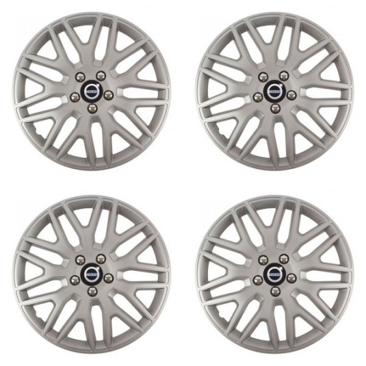 Puklice pre Volvo (čierne) 14 DAKAR