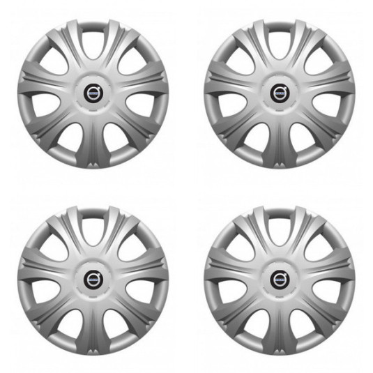 Puklice pre Volvo (čierne) 14 IMPULSE