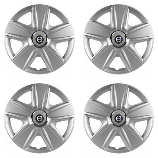 Puklice pre Volvo (čierne) 14 ESPRIT RC