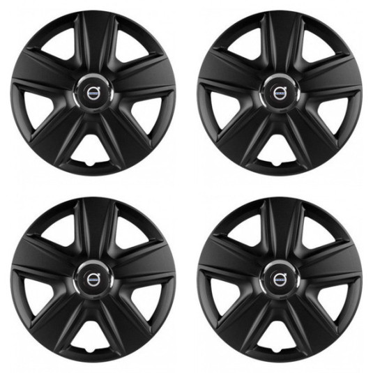 Puklice pre Volvo (čierne) 14 ESPRIT RC BLACK