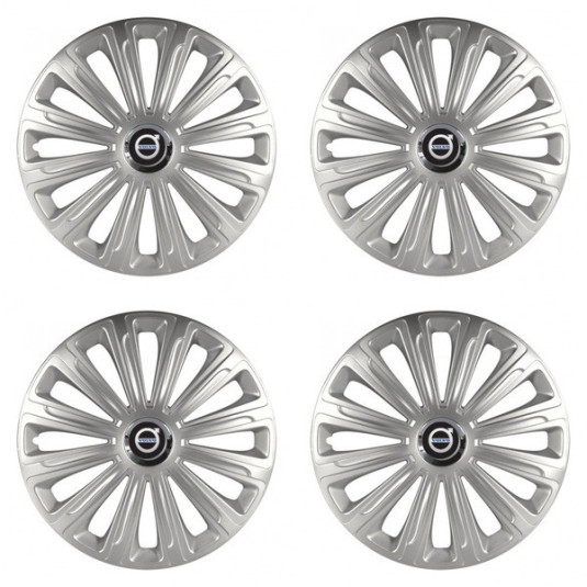 Puklice pre Volvo (čierne) 15 TREND RC