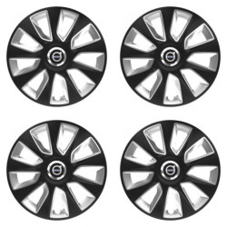 Puklice pre Volvo (čierne) 15 STRATOS BS