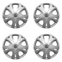 Puklice pre Volvo (čierne) 15 DYNAMIC