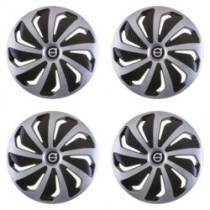 Puklice pre Volvo (čierne) 16 WIND SB