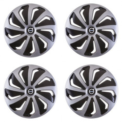 Puklice pre Volvo (čierne) 16 WIND SB