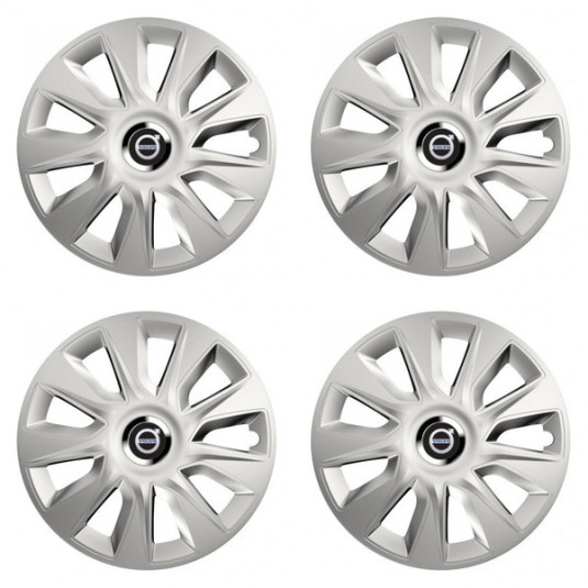 Puklice pre Volvo (čierne) 16 STRATOS RC