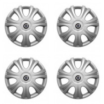 Puklice pre Volvo (čierne) 16 IMPULSE 16-VERSACO