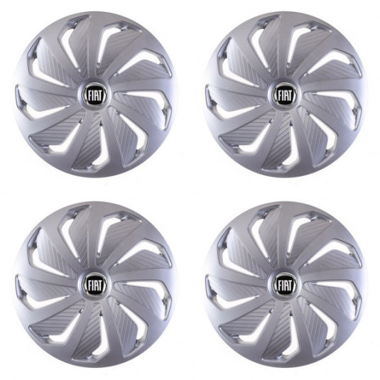 Puklice pre Fiat (čierny) 14 WIND RC SI