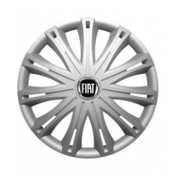 Puklice pre Fiat (čierny) 14 SPARK