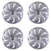 Puklice pre Fiat (čierny) 15 WIND RC SI