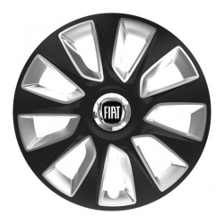 Puklice pre Fiat (čierny) 15 STRATOS BS