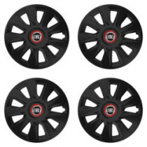 Puklice pre Fiat (čierny) 15 STRATOS RR black