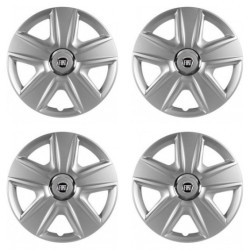 Puklice pre Fiat (čierny) 15 ESPRIT