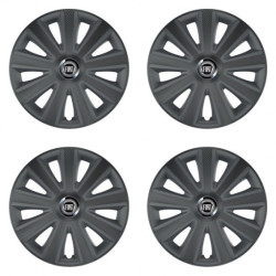 Puklice pre Fiat (čierny) 16 Aviator carbon RC16 grafite