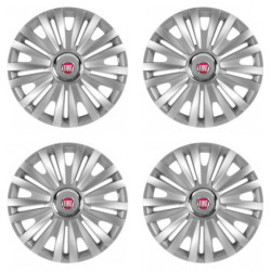 Puklice pre Fiat (červené) 14 ROYAL RC