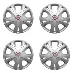 Puklice pre Fiat (červené) 14 DYNAMIC