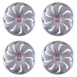 Puklice pre Fiat (červené) 16 WIND RC SI