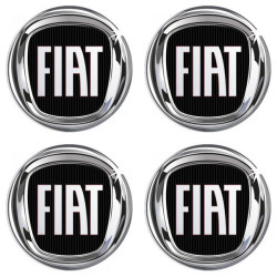 Samolepky živicové 3D FIAT 5cm 4ks