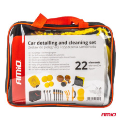 Detailingová sada na čistenie auta 22 ks AMiO-04329