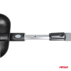 Teleskopická lopata na sneh s hliníkovou čepeľou 103-131 cm AMiO-04152