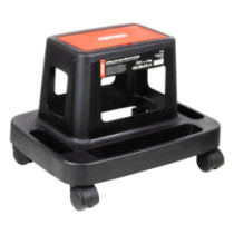 Dielenská stolička na kolieskach s úložným priestorom na náradie 150 kg AMiO-04269