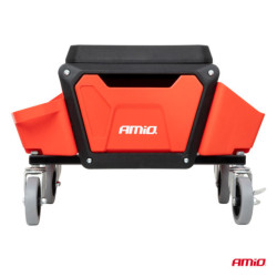 Dielenská stolička na kolieskach s úložným priestorom na náradie 150kg AMiO-04268