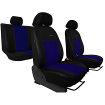 Poťahy pre TOYOTA Rav4 V (od 2018) Exclusive Alcantara (Alcantara-koža) modrá