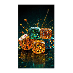 Samolepka na bočné B stĺpiky auta - Kocky