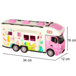 Diaľkovo ovládaný karavan 2,4 GHz,  ružová