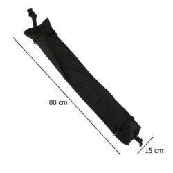 Cestovný vankúš cestovná rohovková opierka hlavy opierka krku úložný priestor na náplň čierna