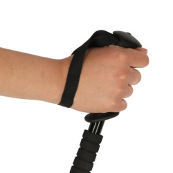 Nordic walking palice skladacie- 2 kusy čierne