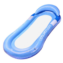 Nafukovací plážový matrac hojdacia sieť vodné lehátko kreslo bazén modrá