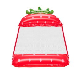 Nafukovací plážový matrac hojdacia sieť vodné lehátko kreslo bazén jahoda